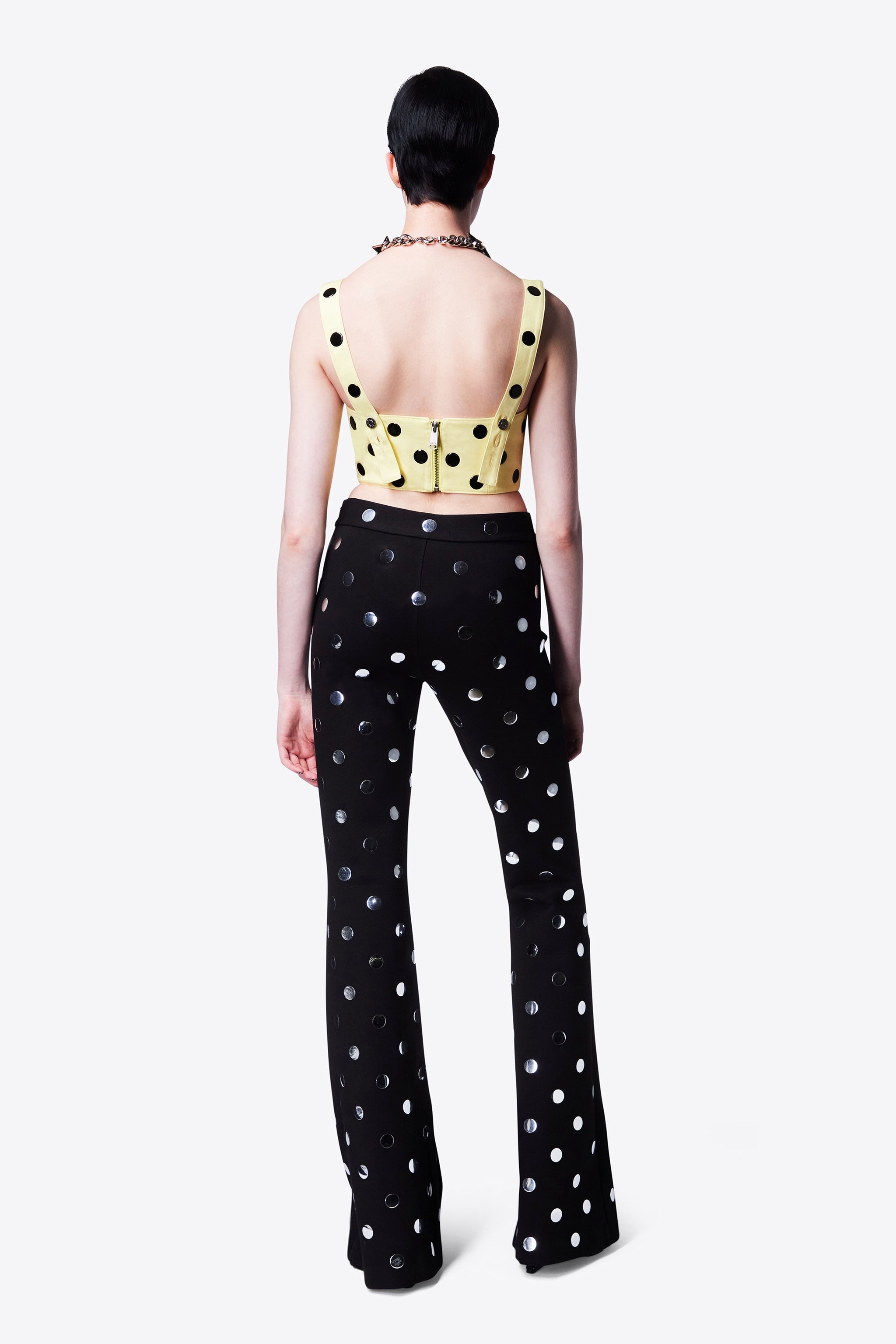 POLKA DOT FLARE PANT - 6