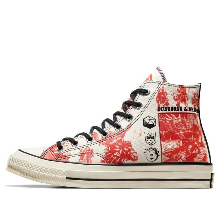 Converse x Dungeons & Dragons Chuck Taylor All Star High 'Egret Red' A09883C - 1