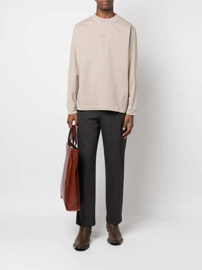 Acne Studios straight-leg chino trousers outlook