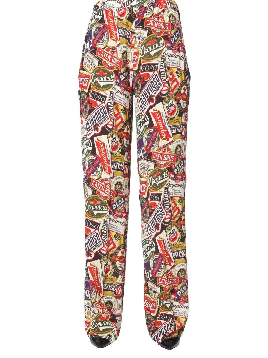 DSQUARED2 WIDE PANTS - 1