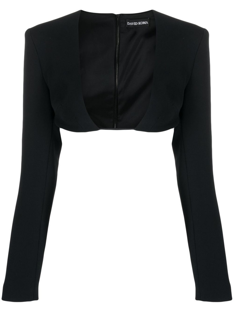 plunging-neck crop top 1