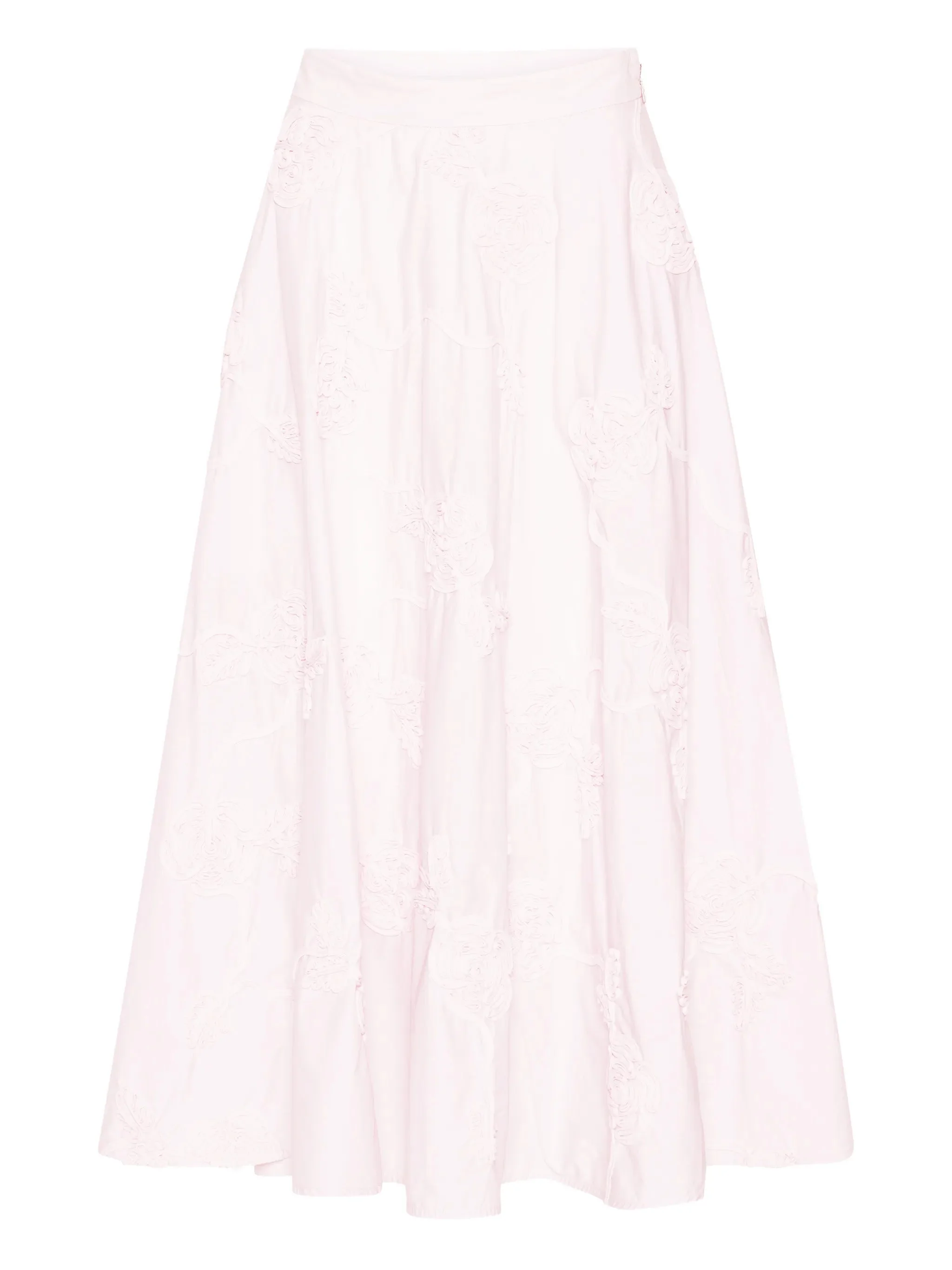 flower midi skirt - 1