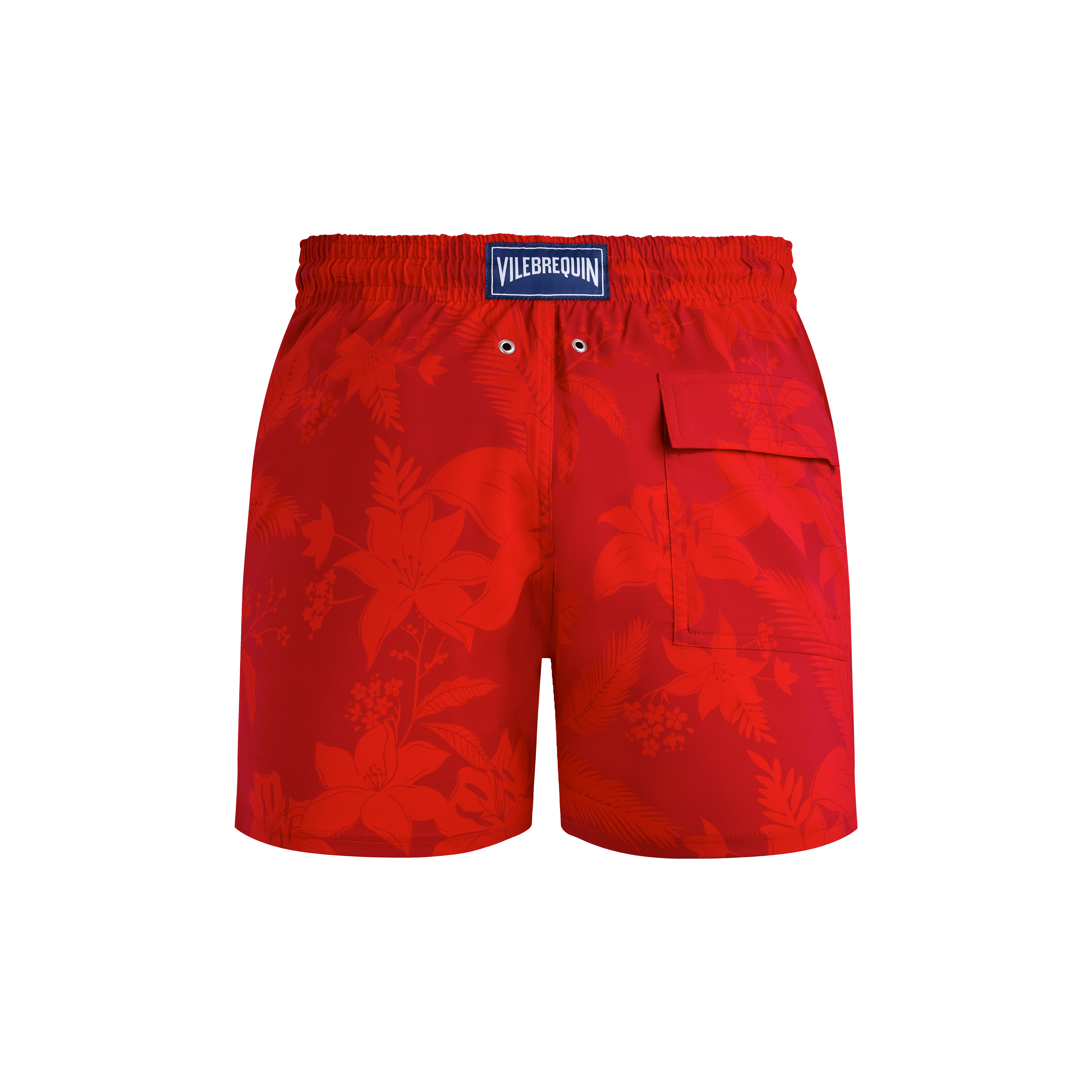 Men Stretch Short Swim Trunks Flower Power - 2