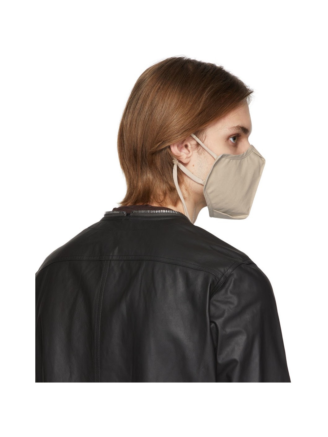 Grey Cotton Mask - 3