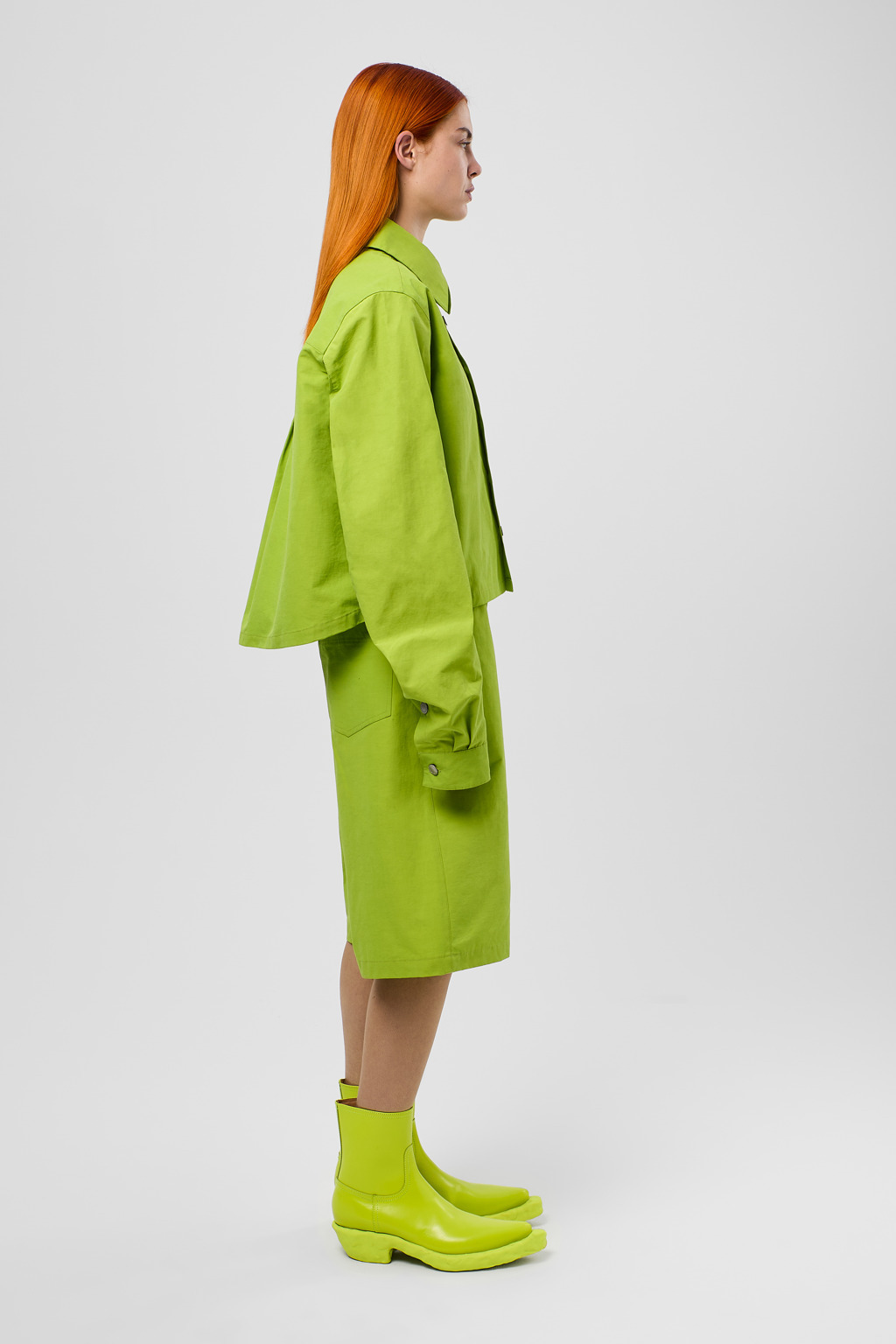 Green Cotton/Nylon Shirt - 4