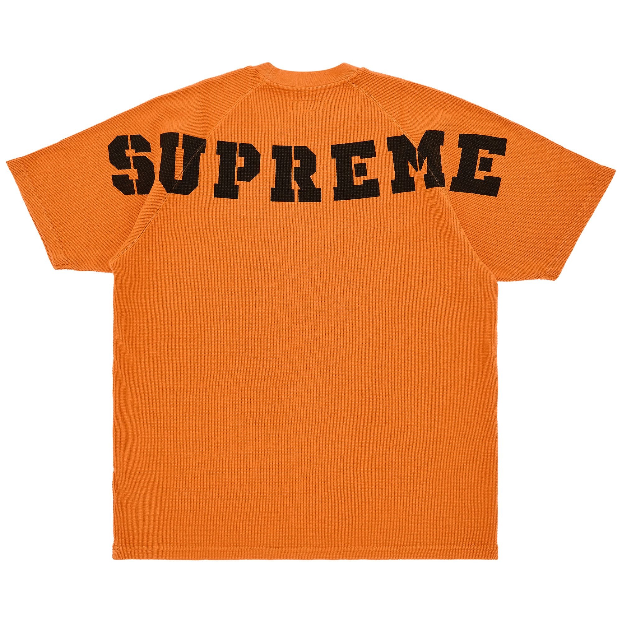 Supreme Stencil Thermal Short-Sleeve Top 'Orange' - 2