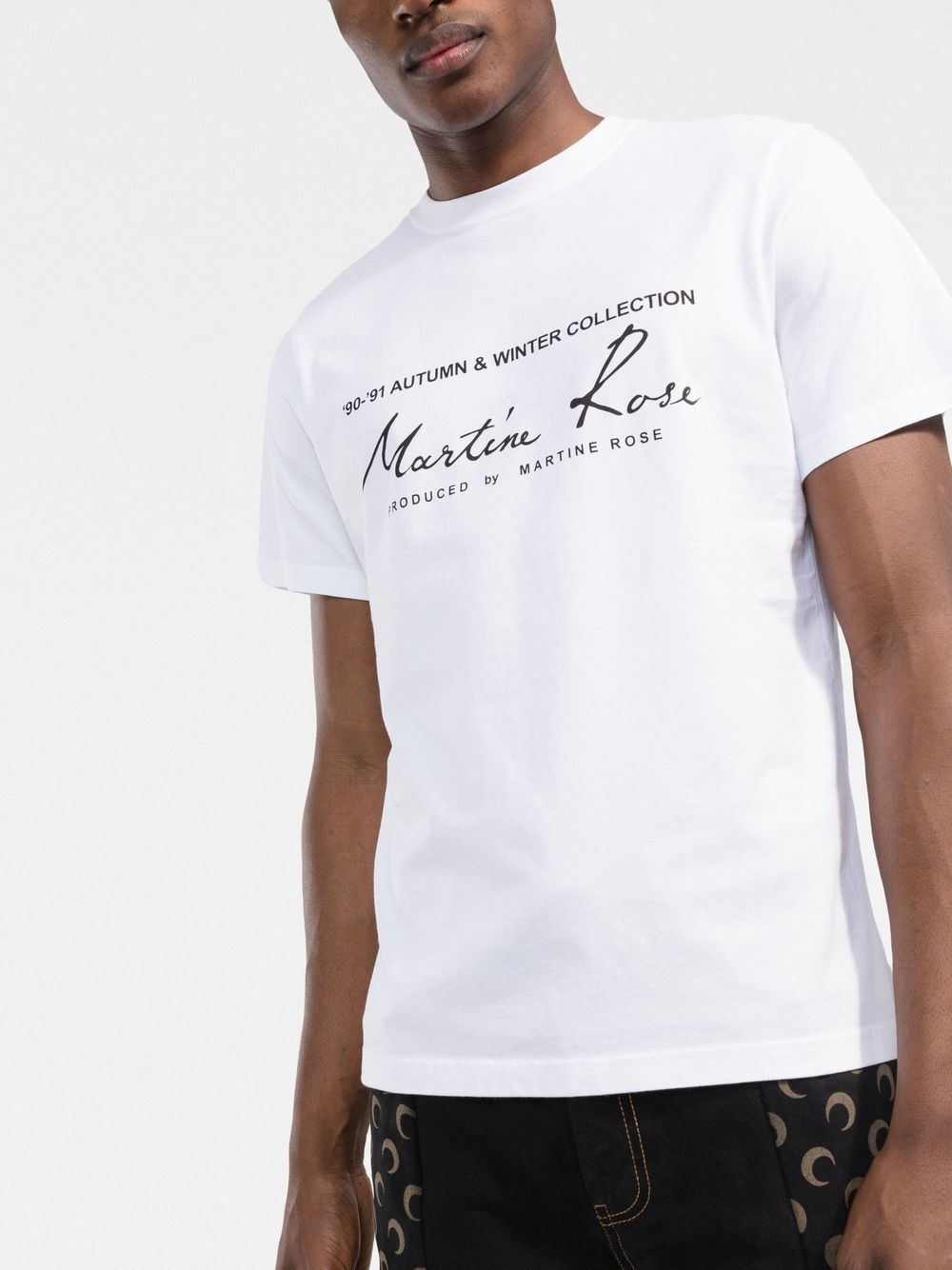 Martine Rose Slogan-Print Cotton T-Shirt