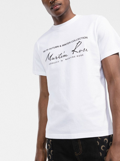 Martine Rose logo print T-shirt outlook