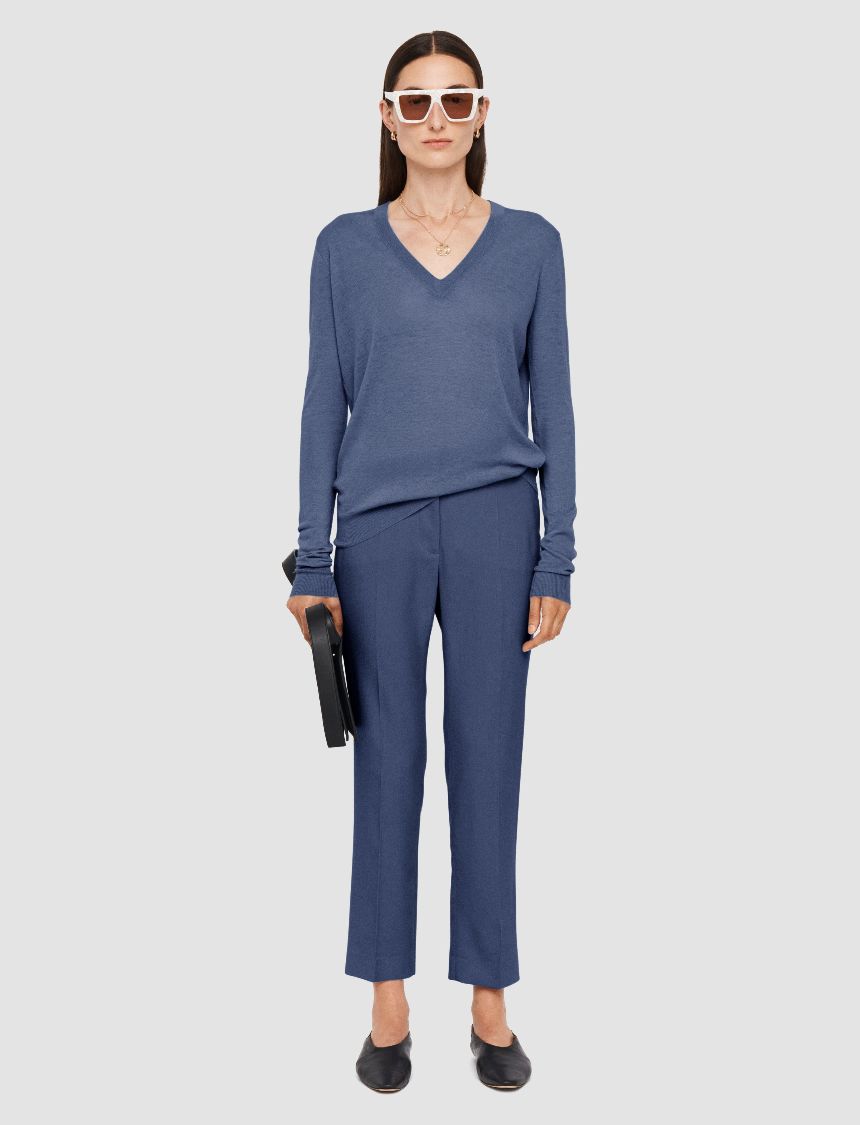 Cashair V Neck Jumper - 2