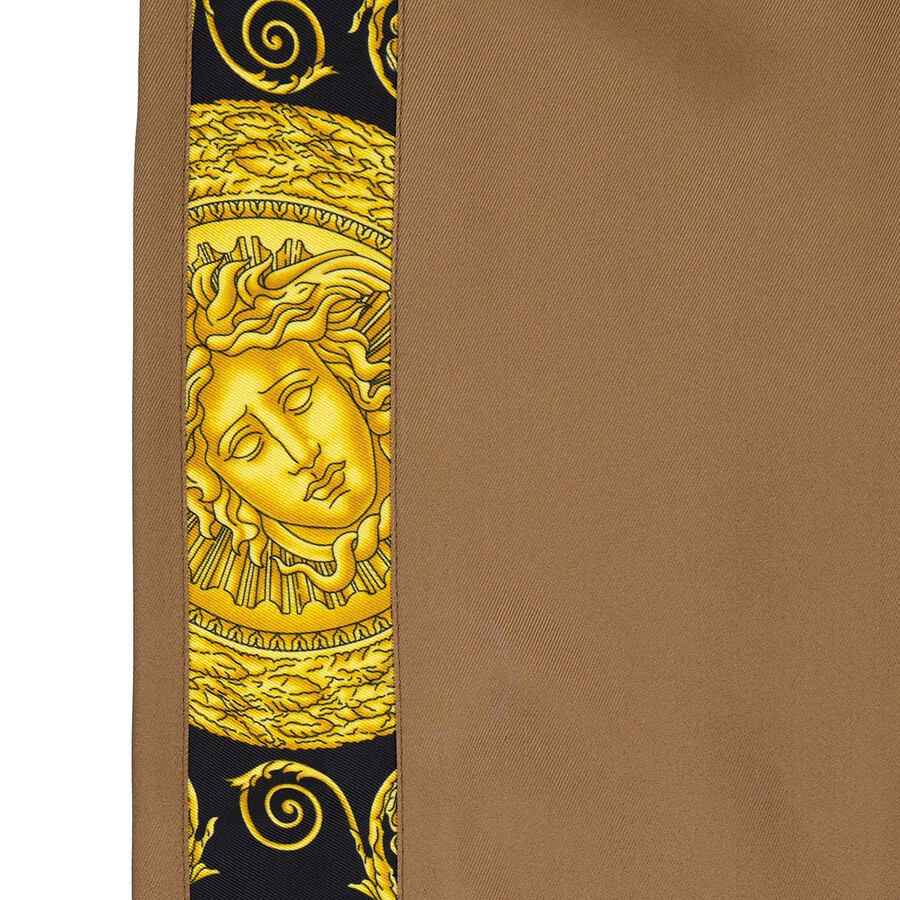 Versace Men's Black And Gold Barocco Print Track Pants - 7