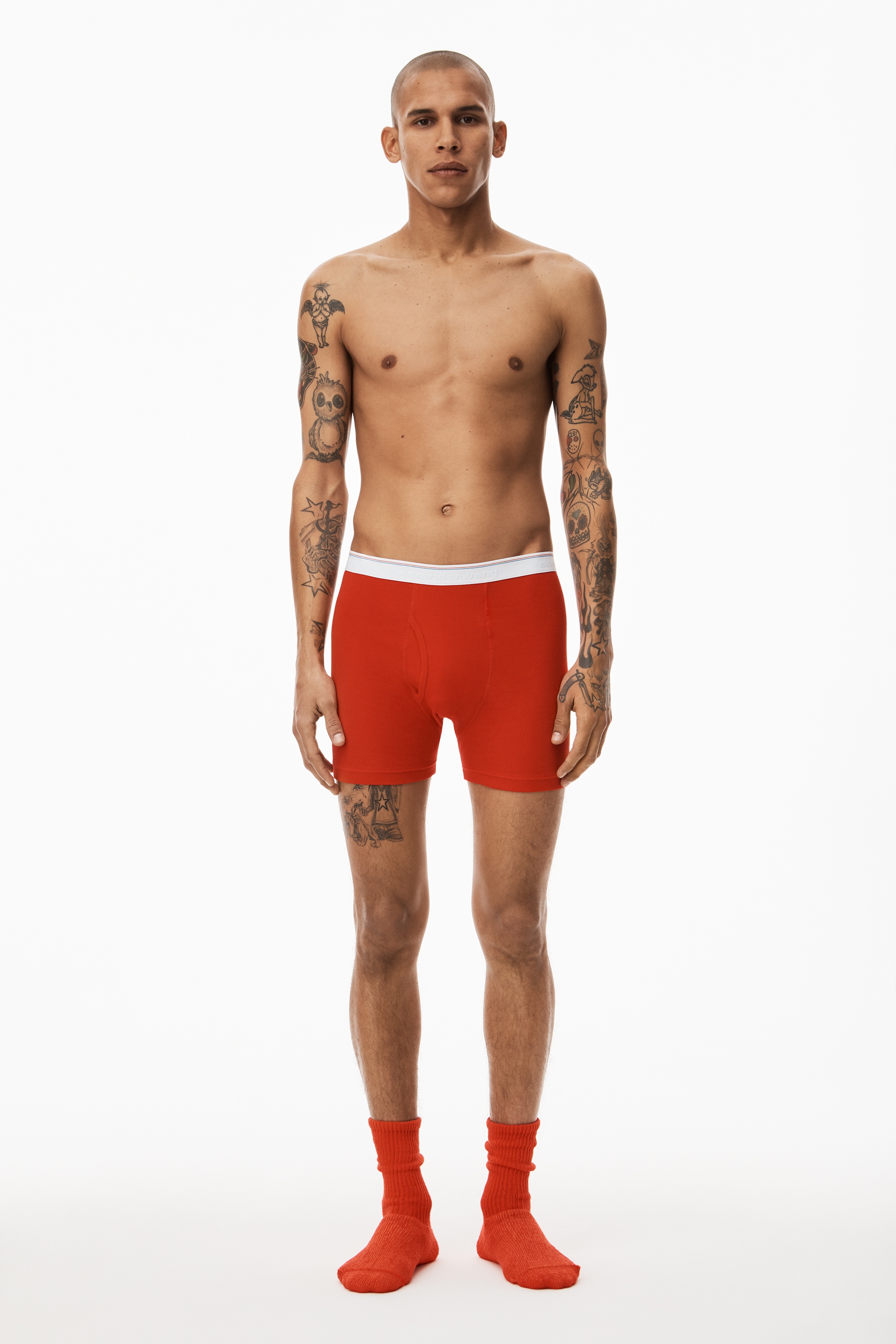 BOXER BRIEF IN RIBBED JERSEY - 2