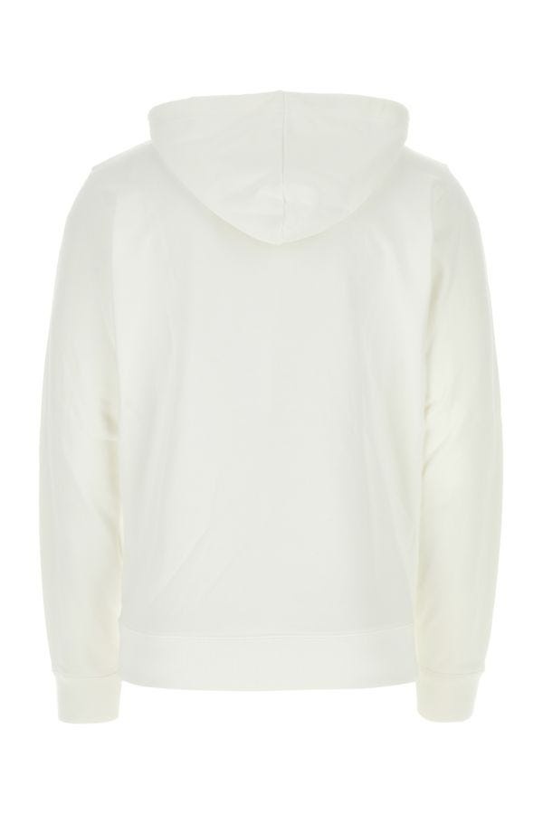 Cotton white sweatshirt - 2