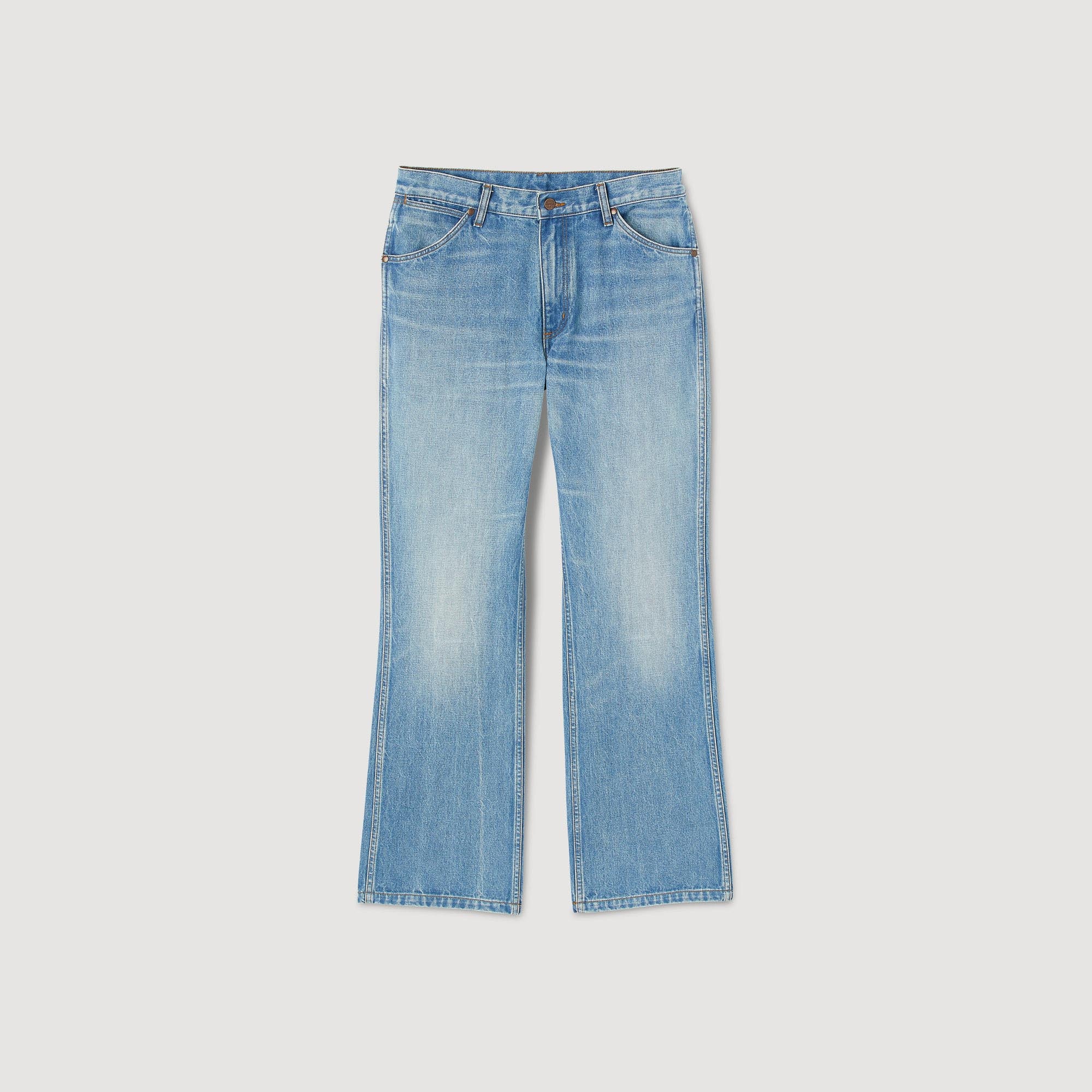 SANDROxWRANGLER faded jeans - 1