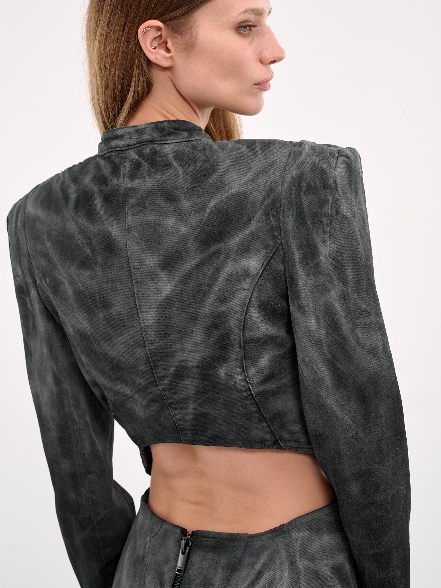 Painted Denim Jacket - 5