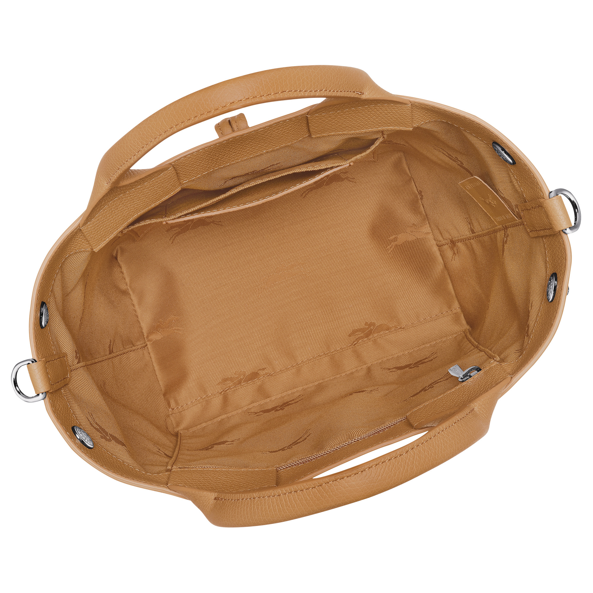 Le Roseau S Handbag Walnut - Leather - 6