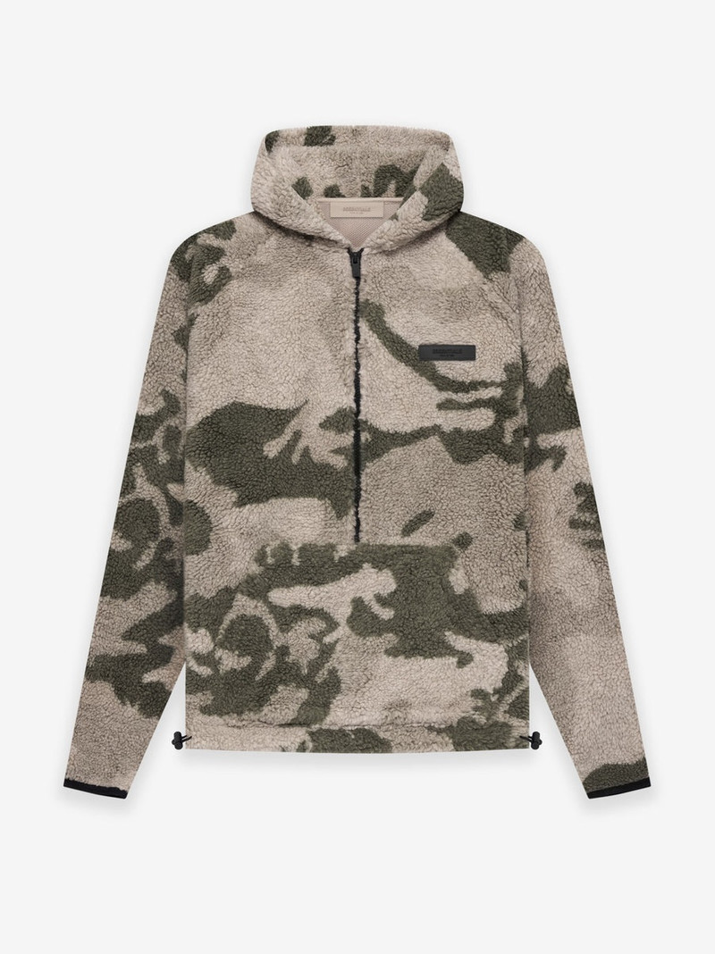 Polar Fleece Half Zip Hoodie - 1