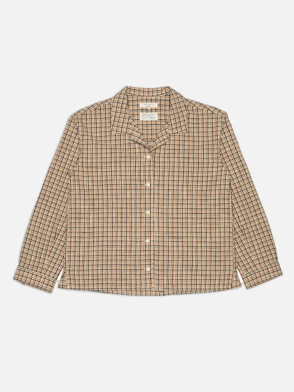 Juni Checked Shirt Brown - 1