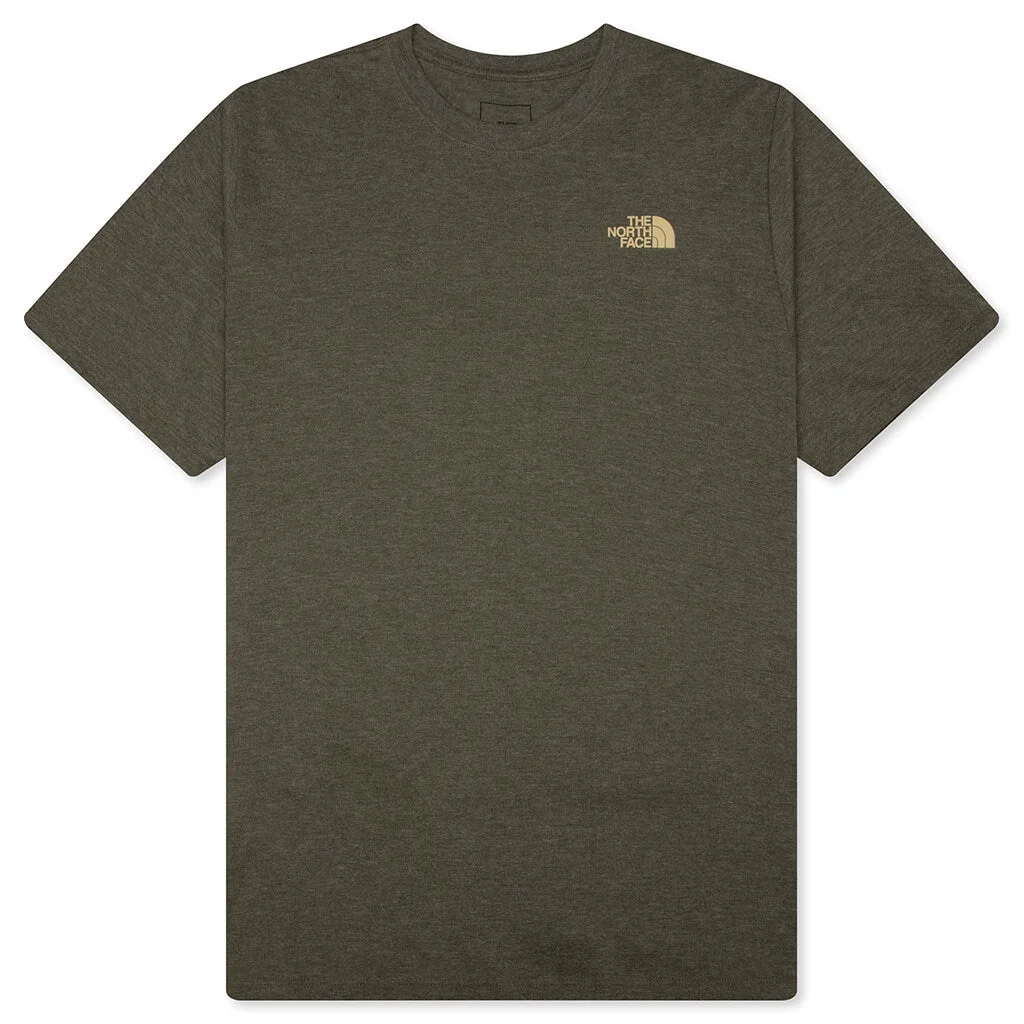 TRI-BLEND MOUNTAIN DAYS S/S TEE - NEW TAUPE/GREEN/WHITE - 1