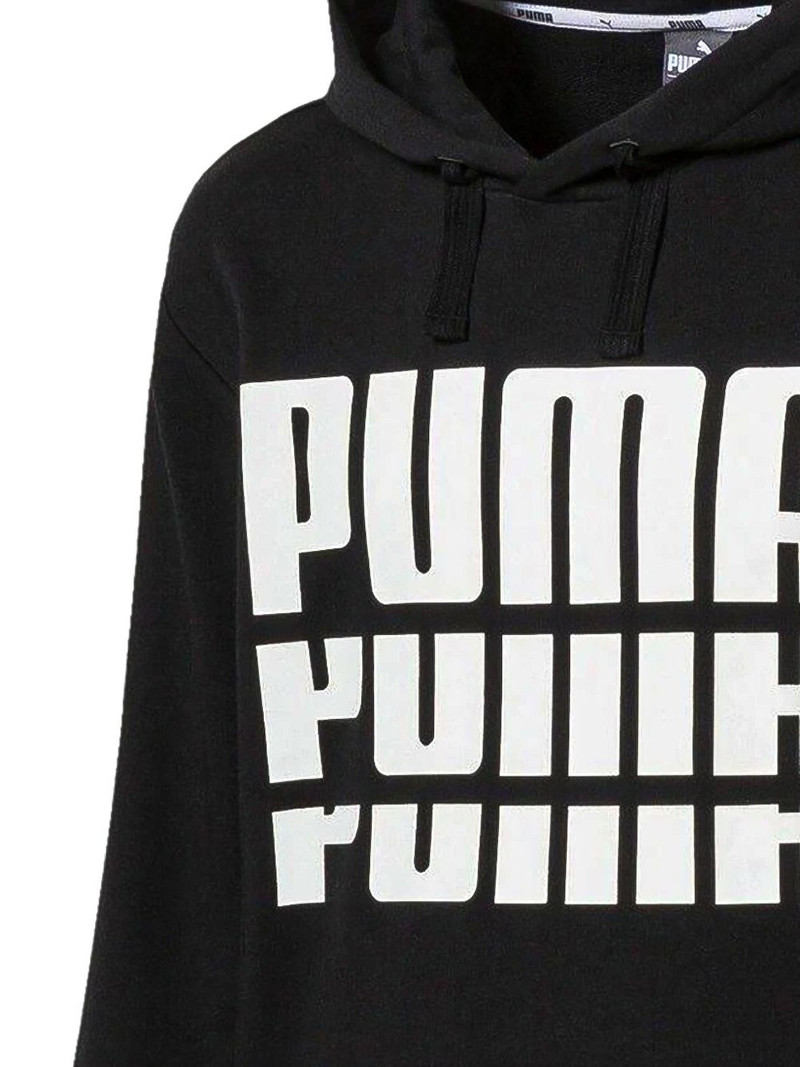 PUMA logo-print hoodie outlook