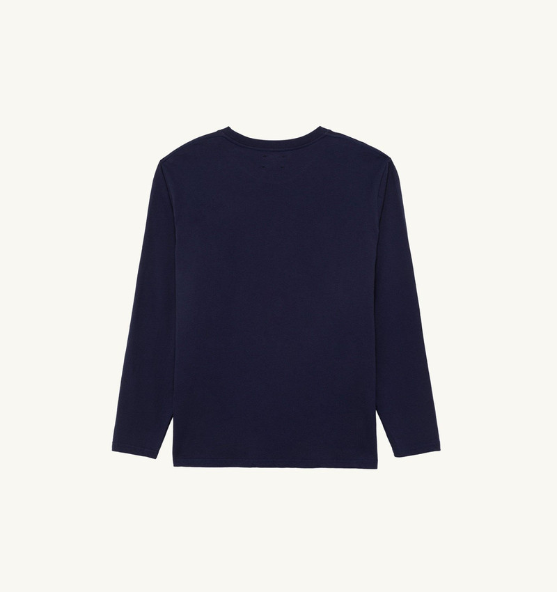 UNISEX LONG-SLEEVE EMBROIDERED AUTRY LOGO TEE 4