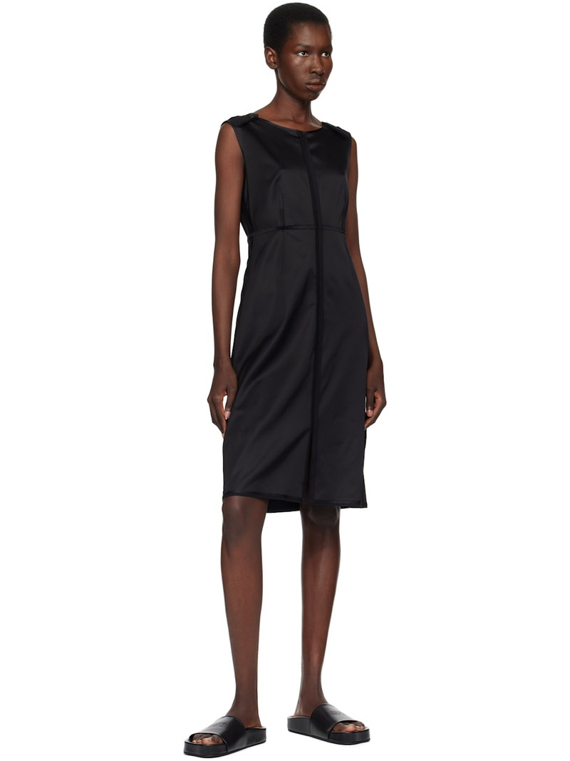 MM6 Maison Margiela Black Nappa Leather Sandals outlook