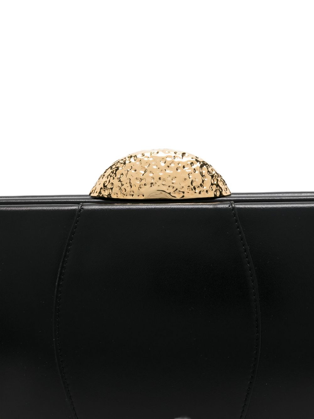 Eve hammered-dome clasp clutch bag - 4