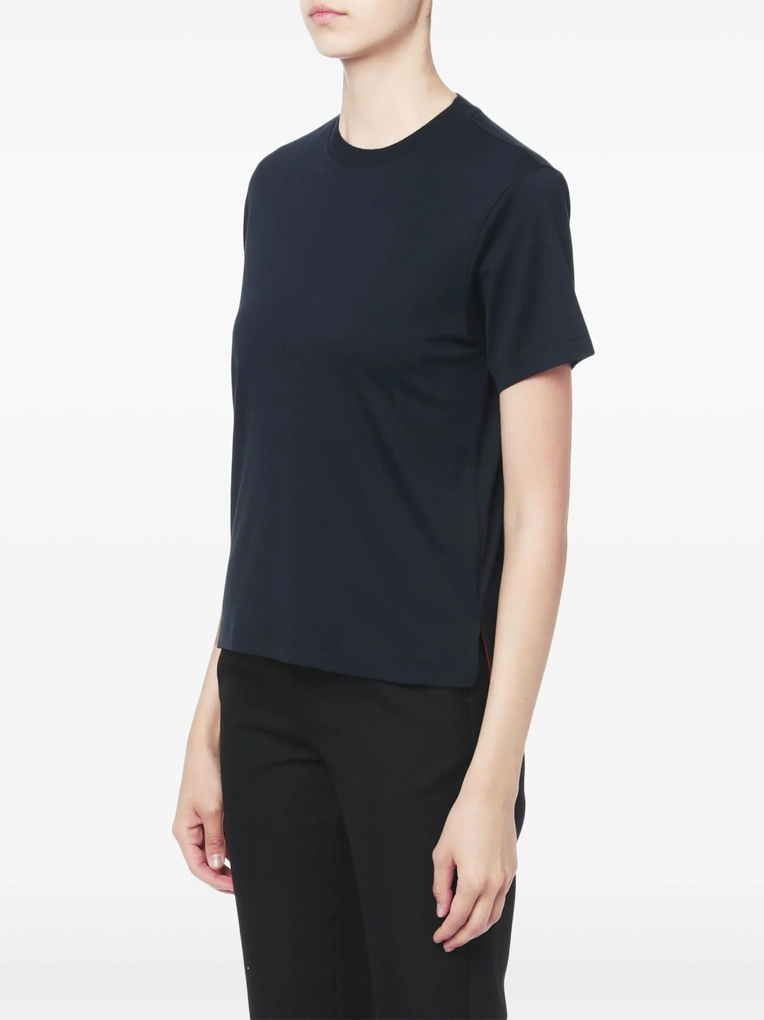Jersey Relaxed Side Slit Tee Women - 3