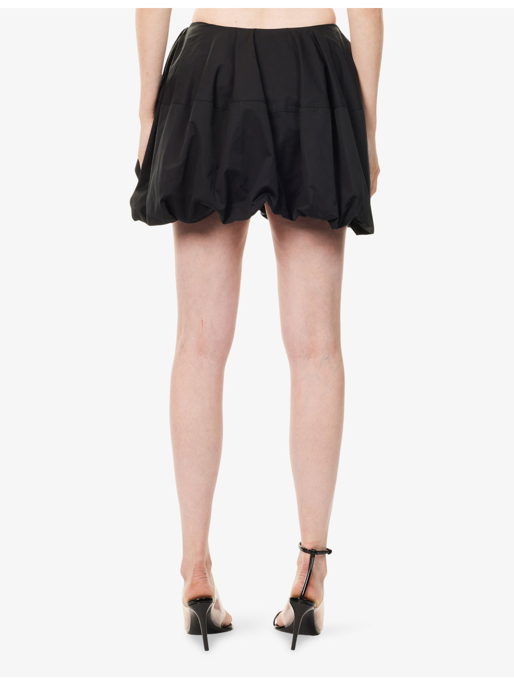 Basque Puffball Cotton Mini Skirt - 4