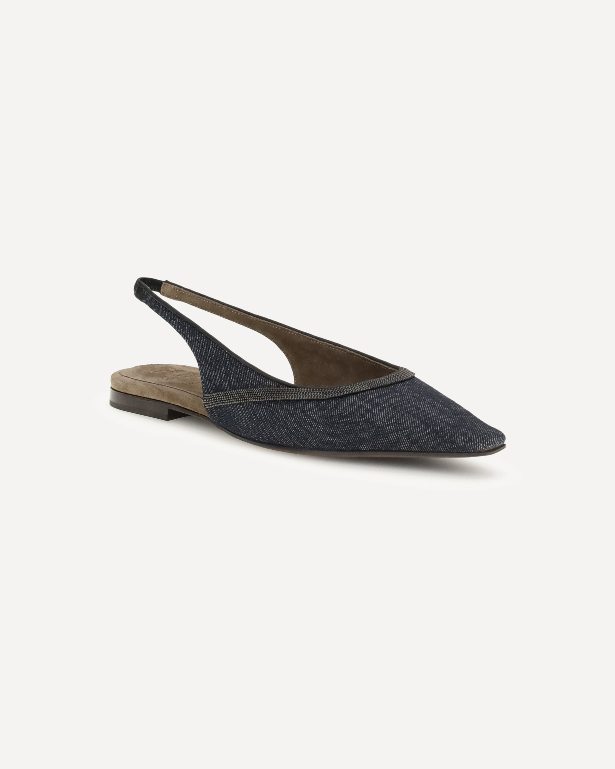 Denim slingback Ballerinas - 2