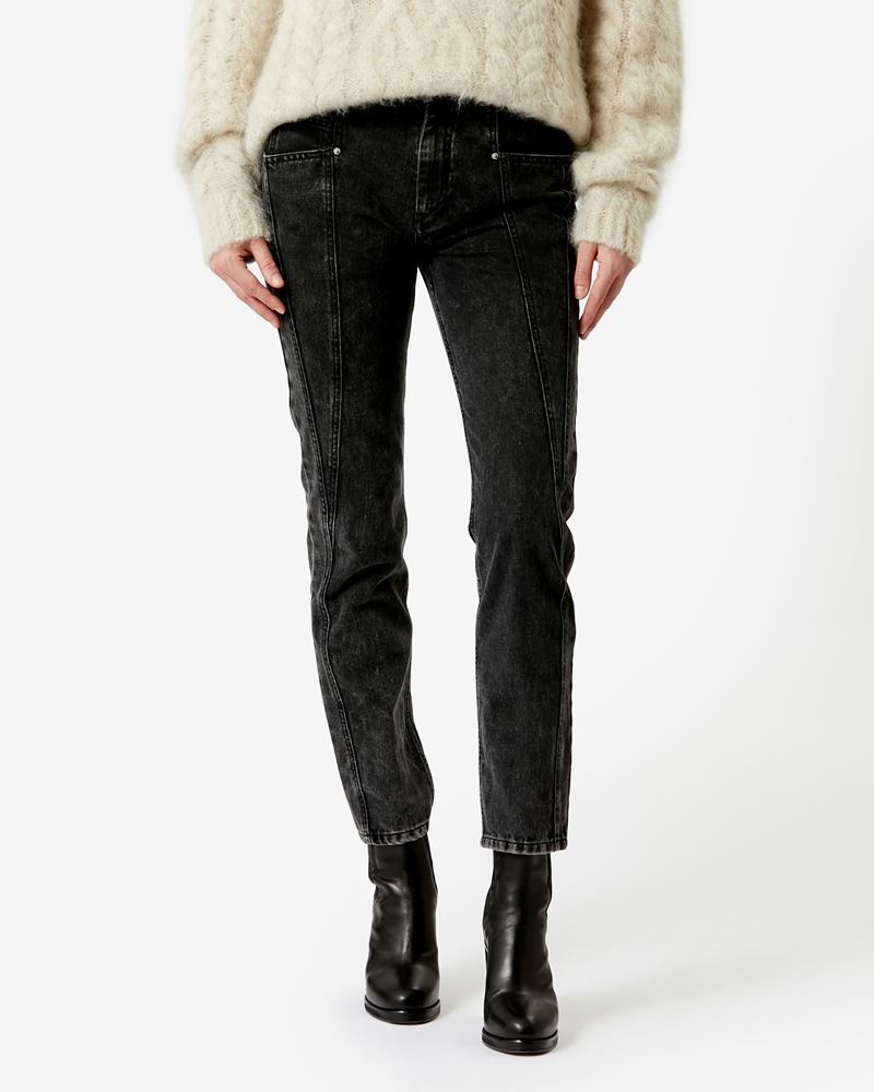 VIKIRA STRAIGHT-CUT JEANS - 4