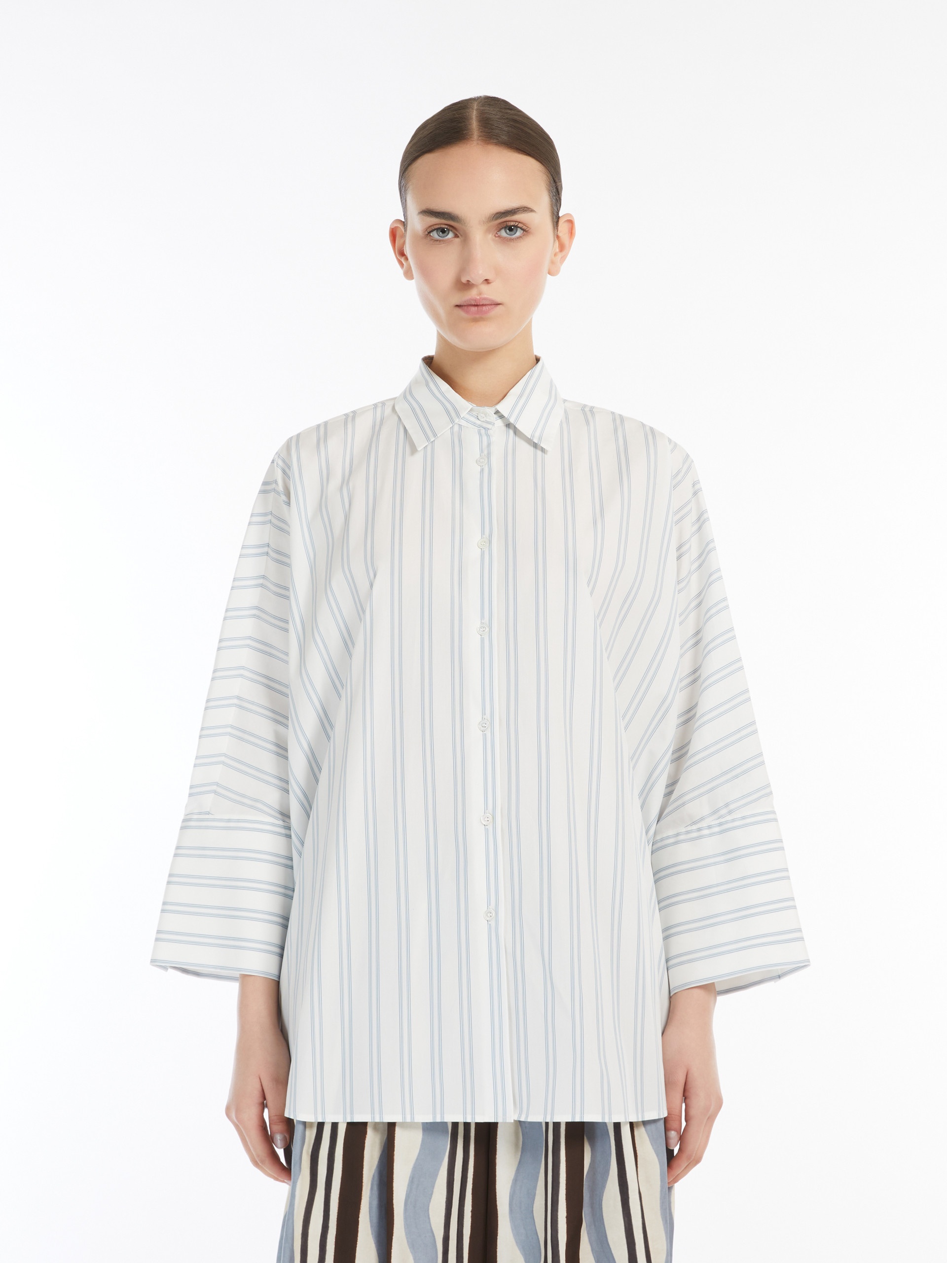 HUDSON Cotton poplin shirt - 3