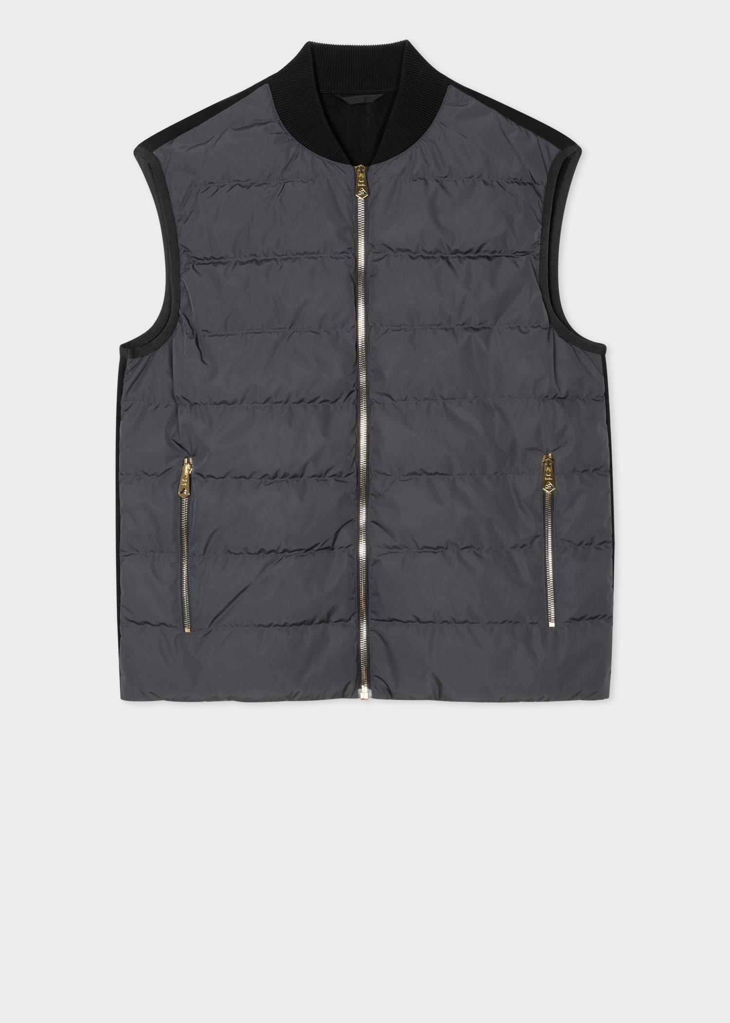 Mixed Media Down Gilet - 1