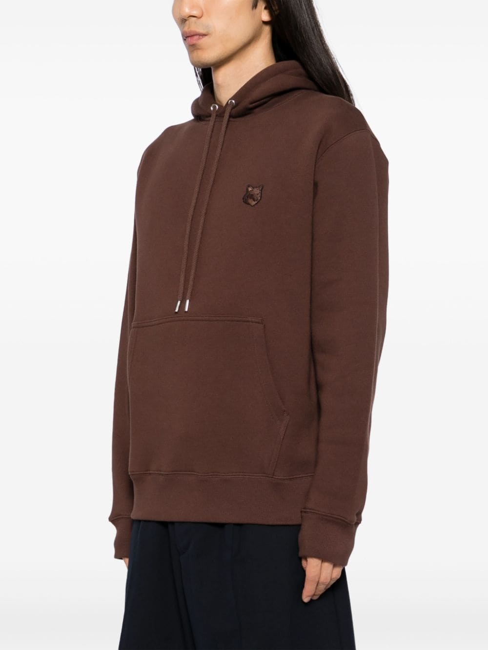 Bold Fox head patch comfort hoodie - 3