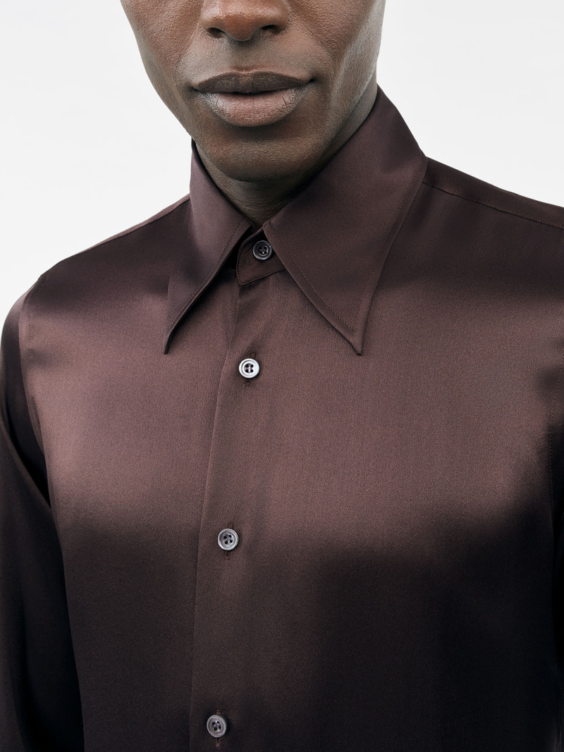 Alain Slim-fit Silk Shirt 5