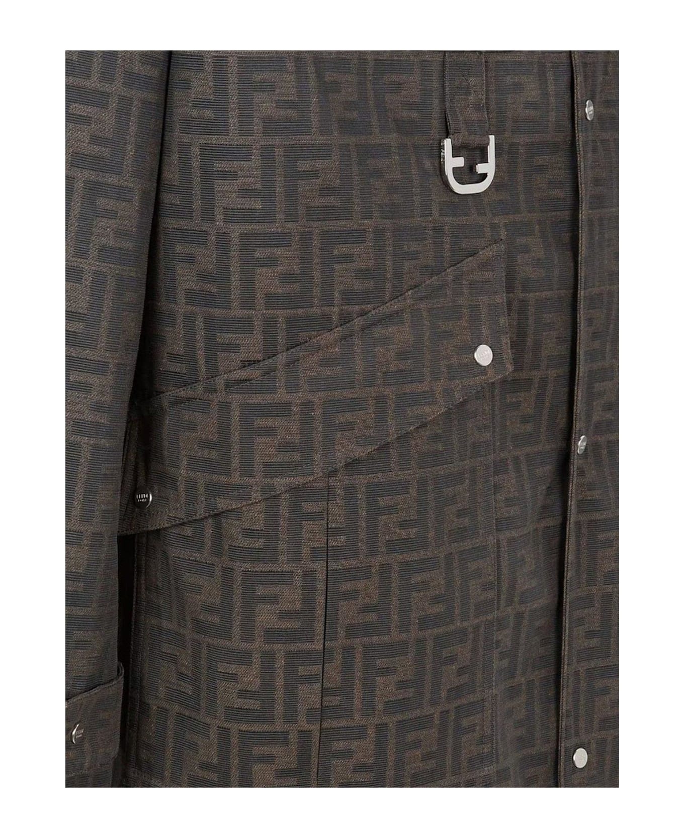 Monogrammed Collared Jacket - 3