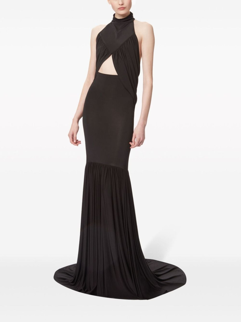 NINA RICCI gathered mermaid maxi skirt outlook