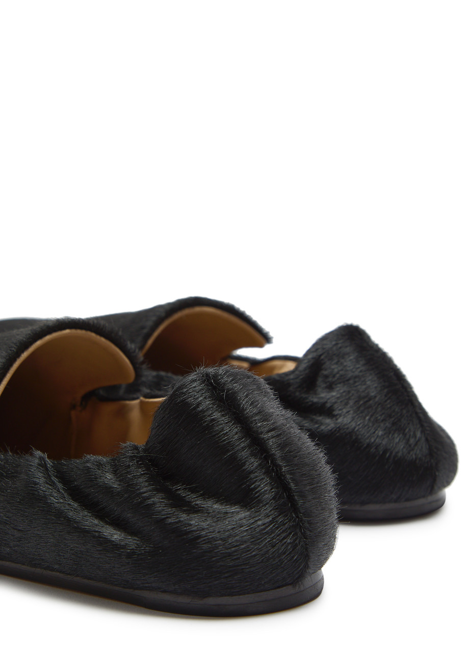 LE Monde Beryl Orlando Calf-hair Loafers - 4
