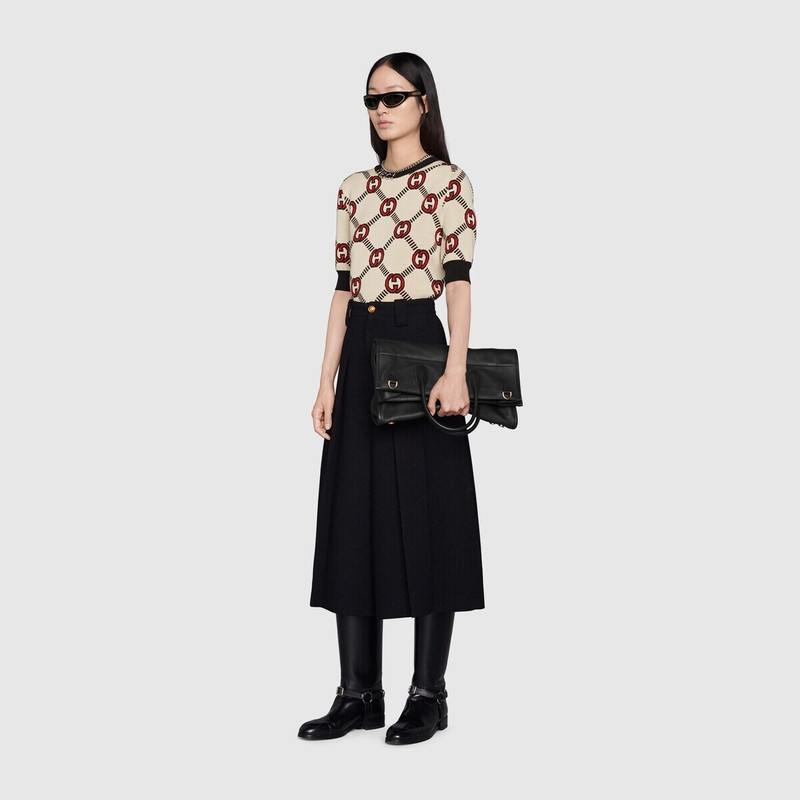 Large tote with Gucci logo 9