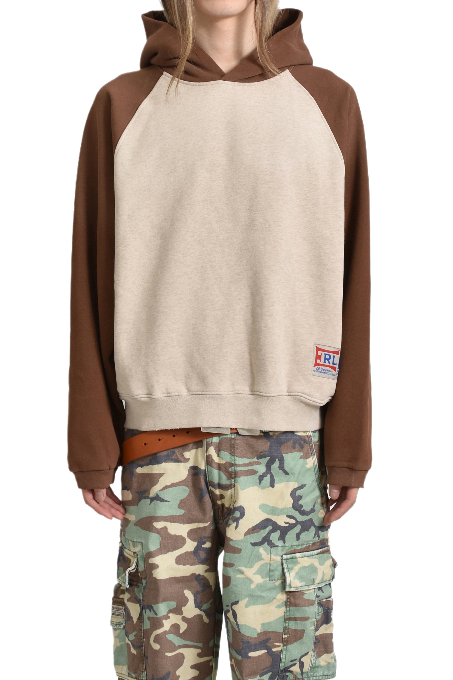 トップス ERL - Raglan Hoodie ERL Black & Grey Raglan Hoodie ERL