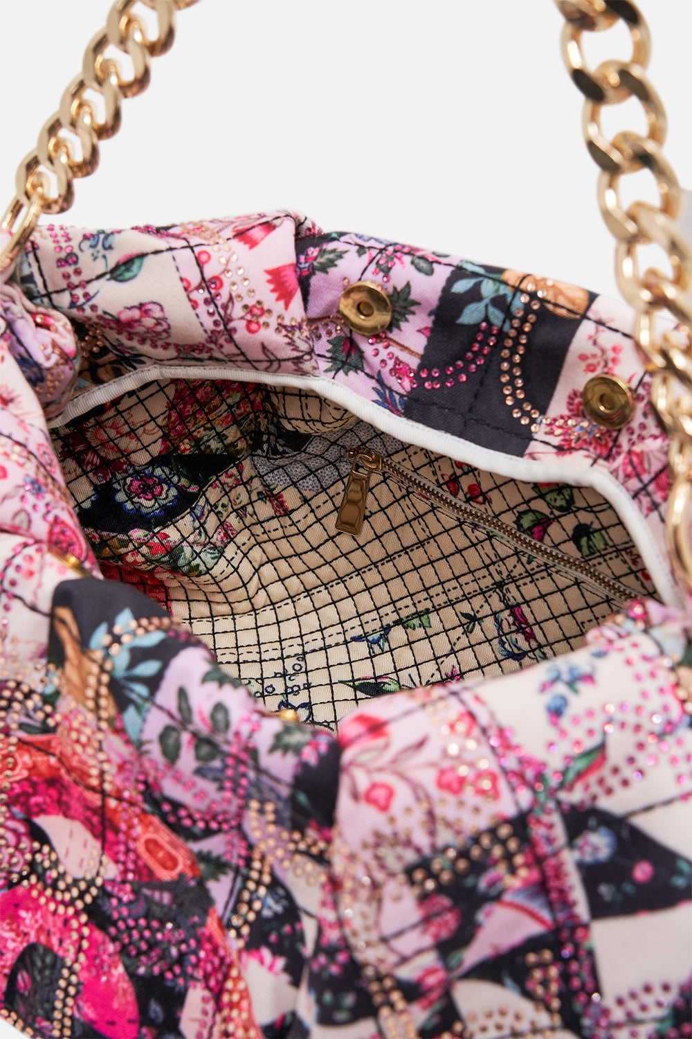 OVERSIZED CLUTCH WITH CHAIN - 4