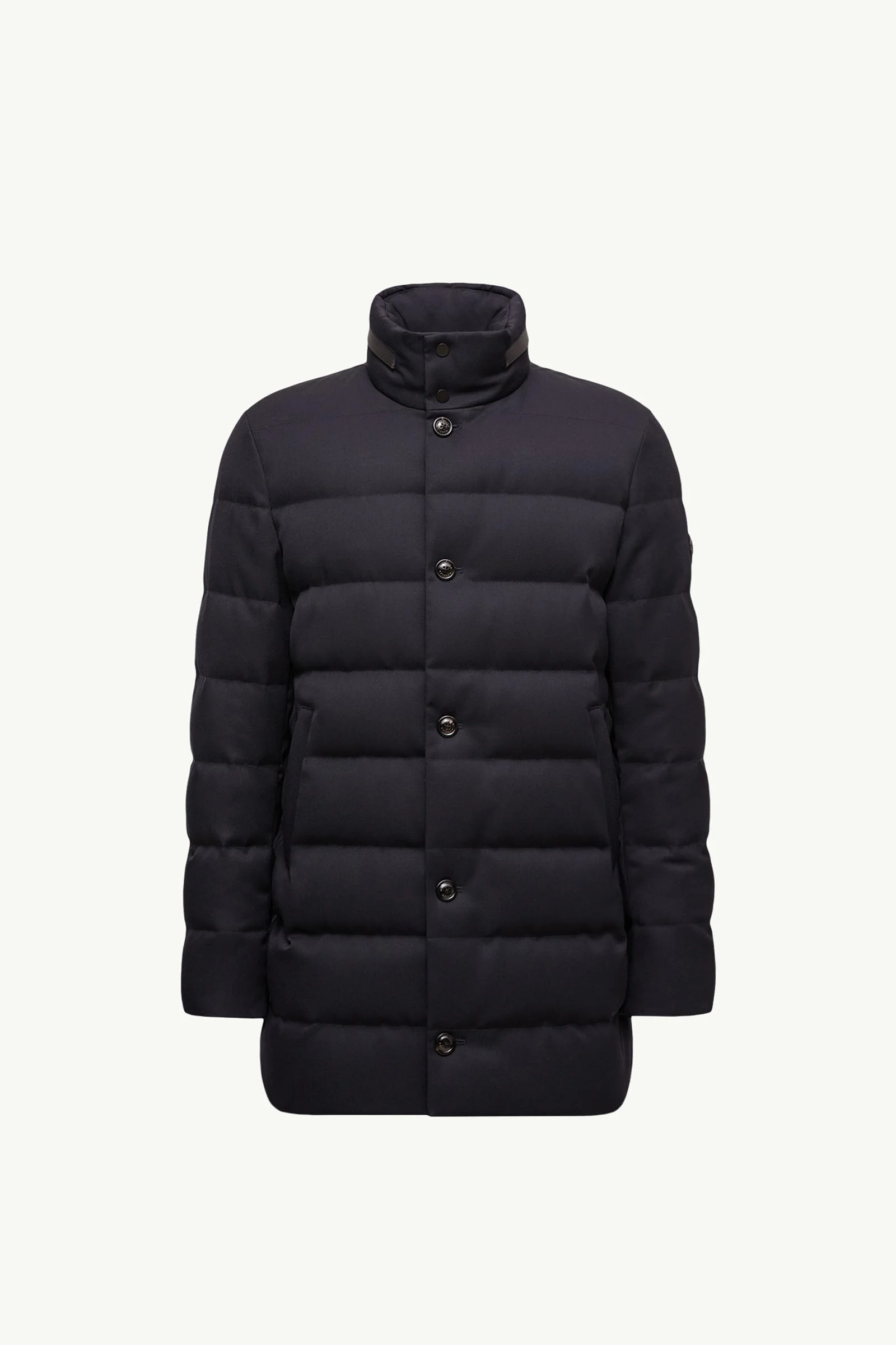 Vallonpierre Hooded Wool Long Down Jacket - 1