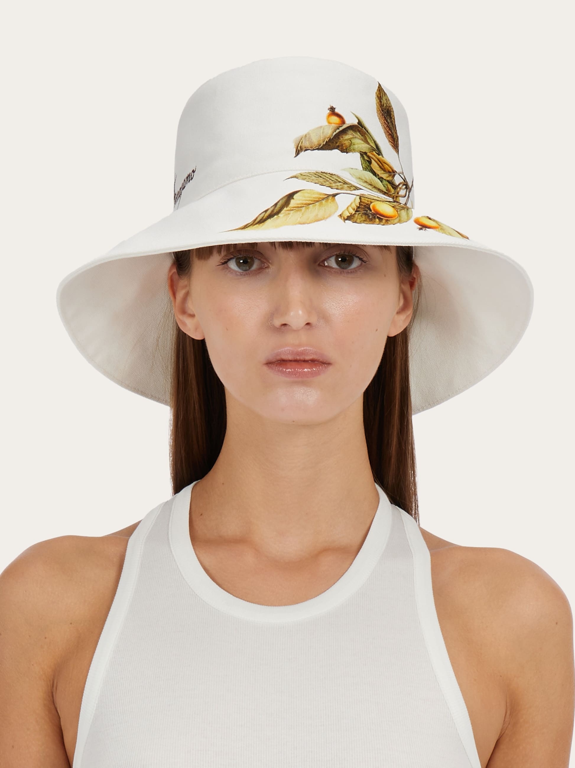 Botanical print bucket hat - 5