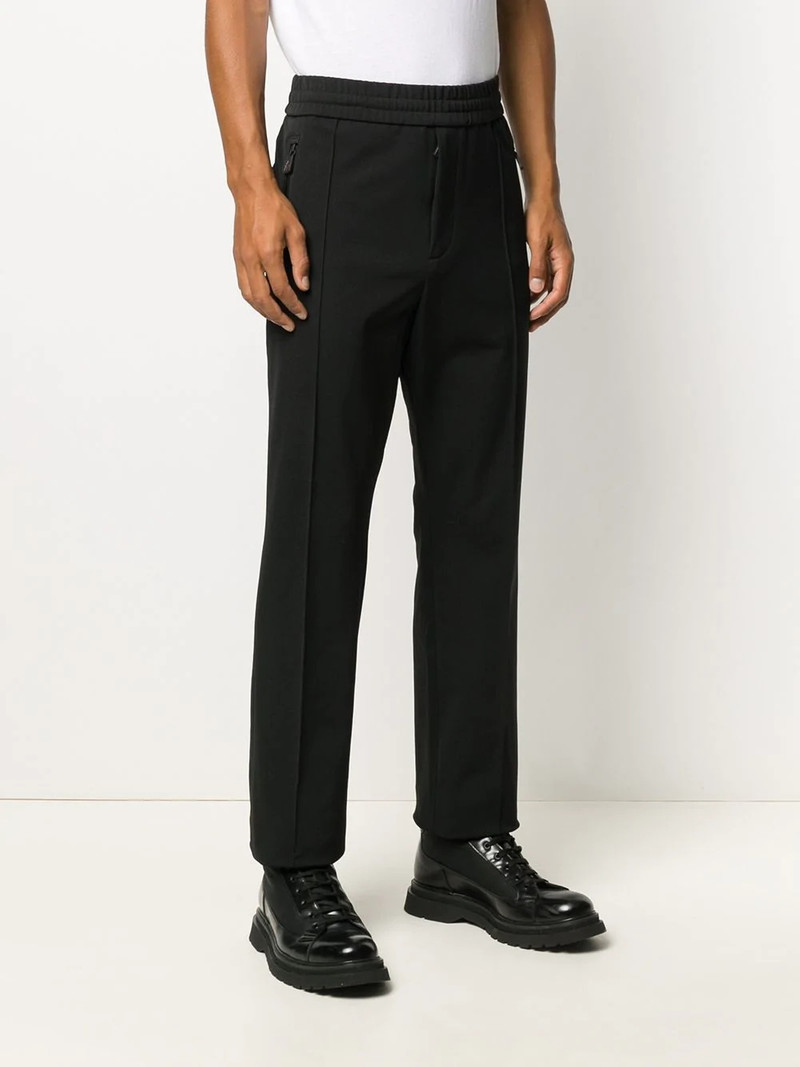mid-rise straight leg trousers 3