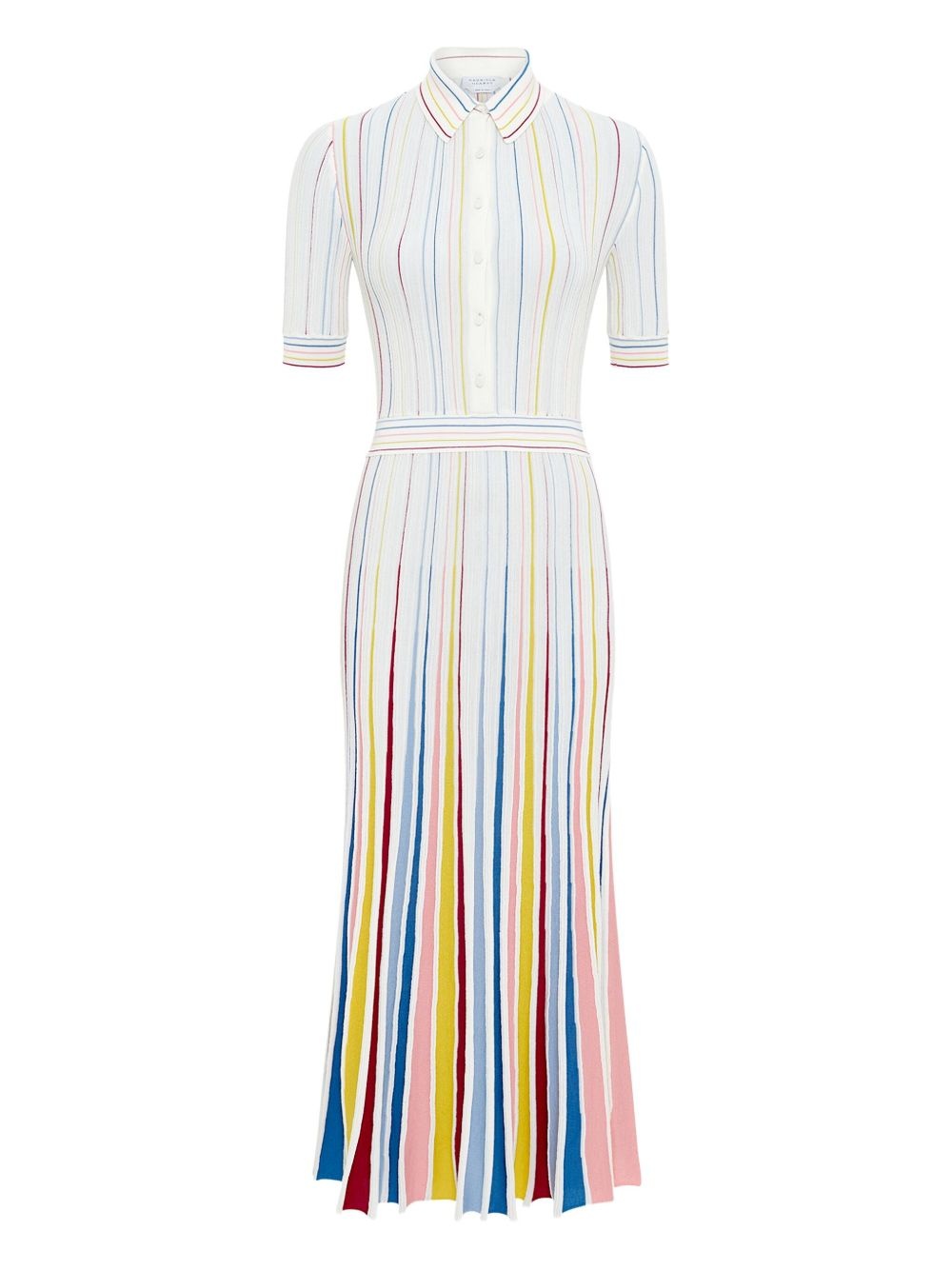 striped shirtdress - 1