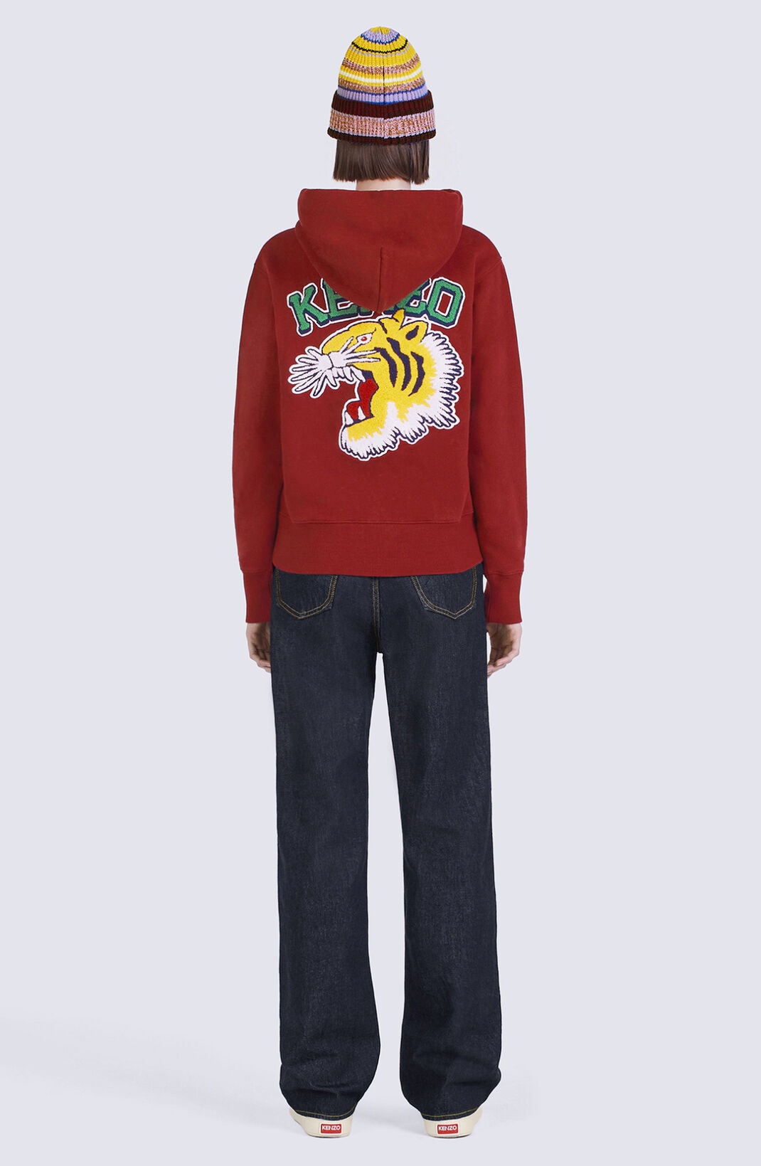 'Tiger Varsity' oversized hoodie - 3