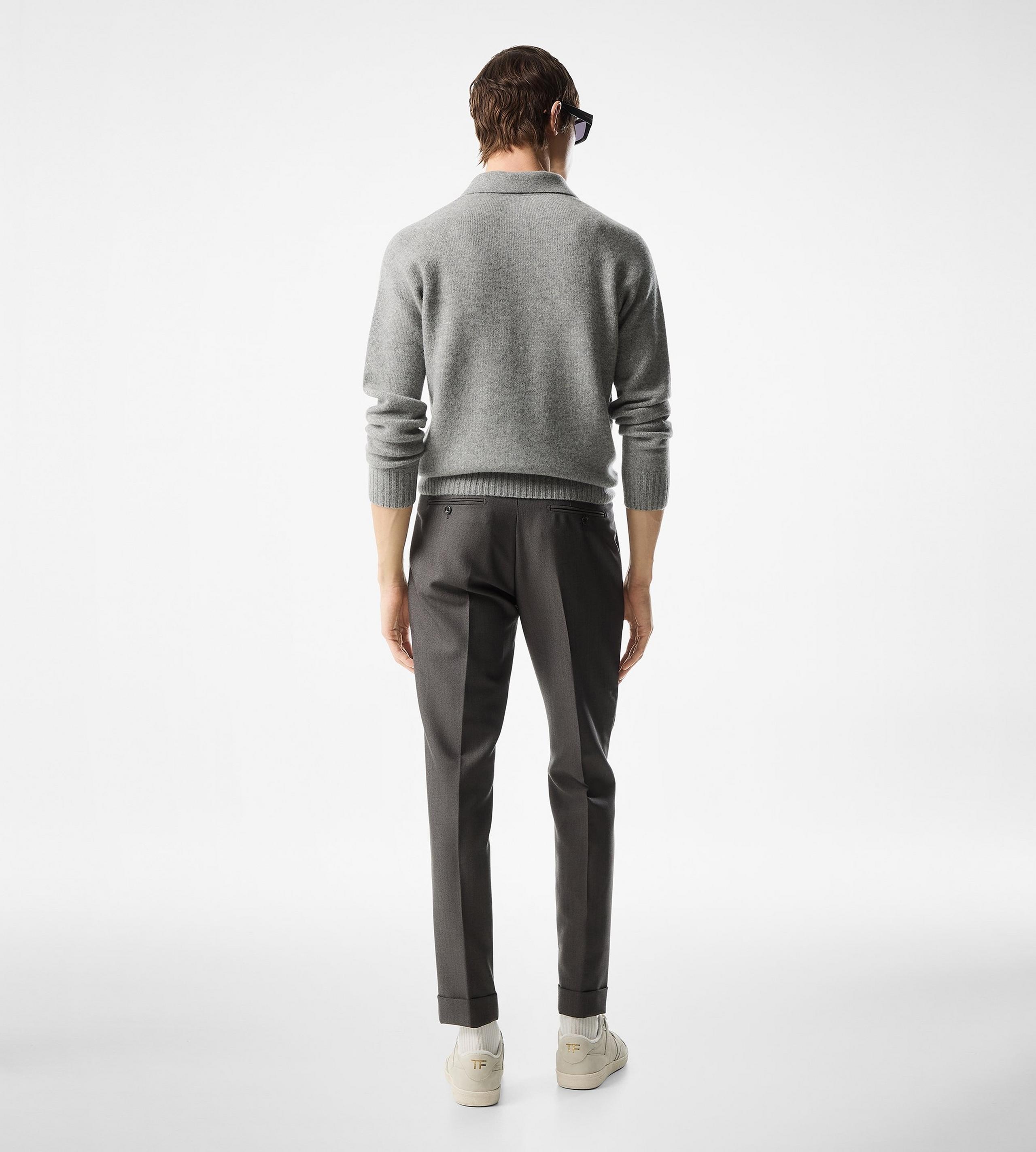 SEAMLESS CASHMERE POLO - 3