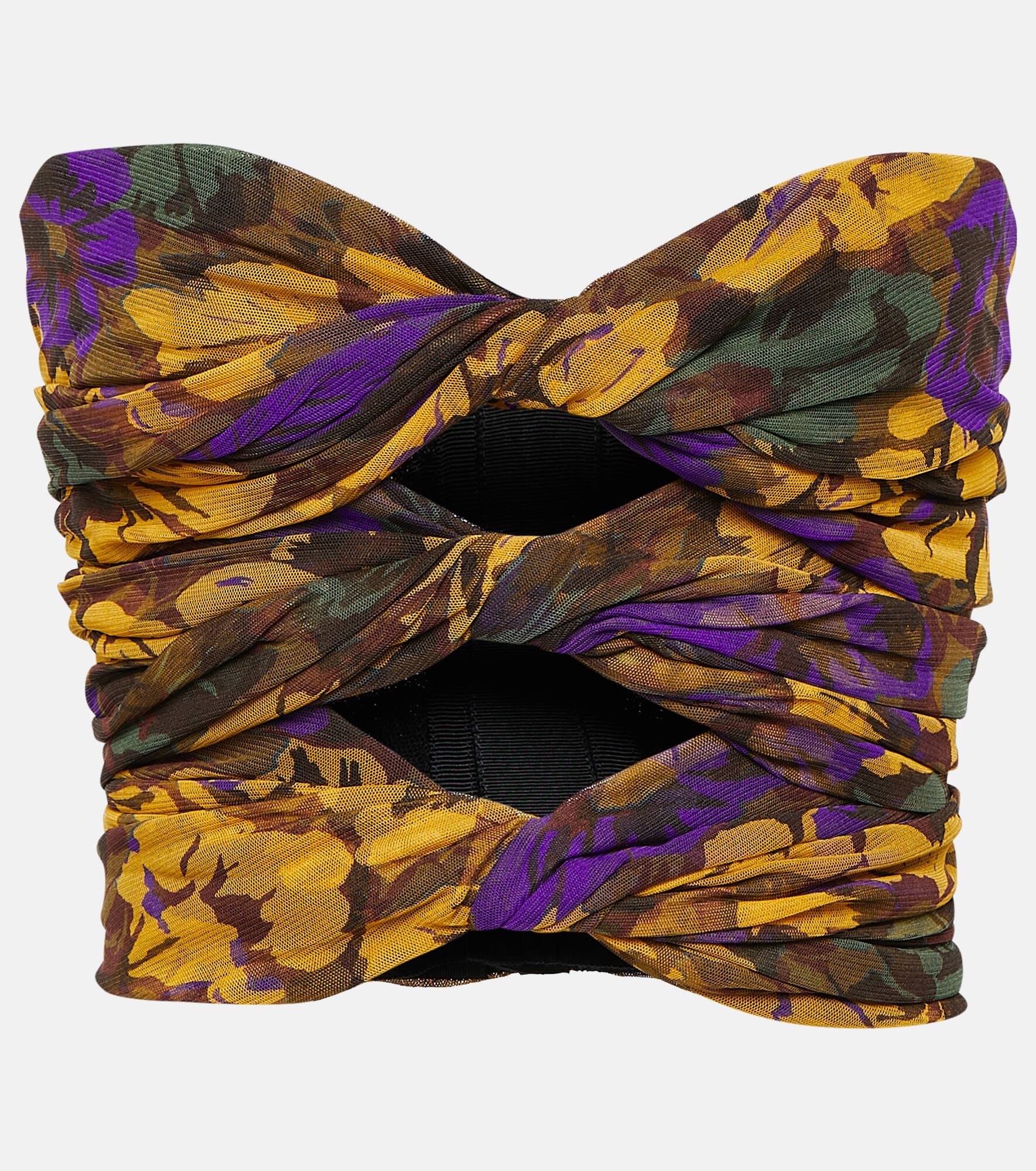 Floral cutout tube top - 1