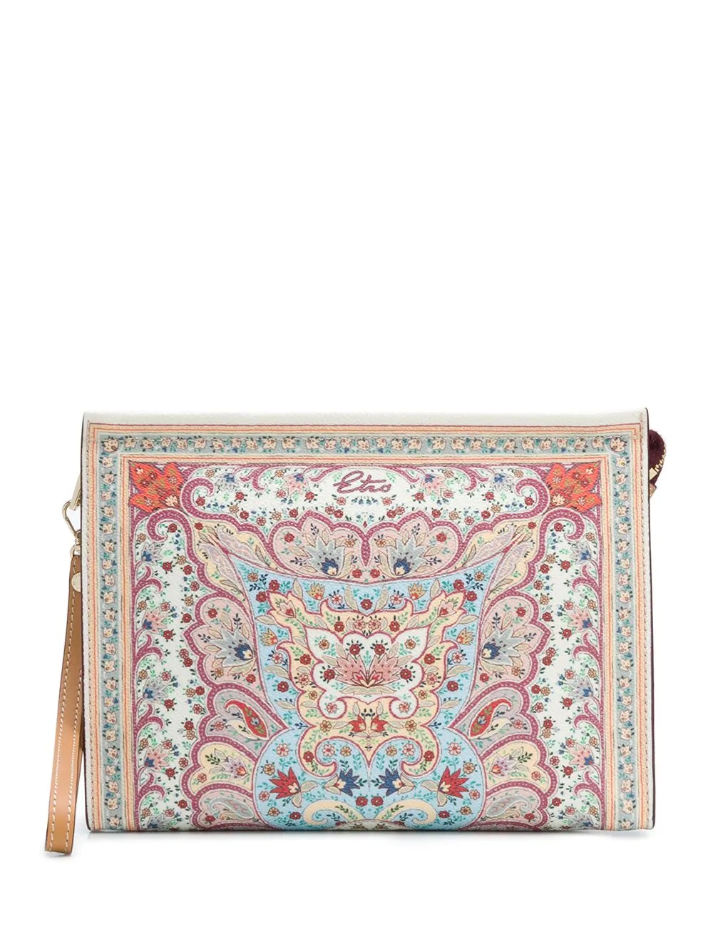 paisley print make-up bag - 1