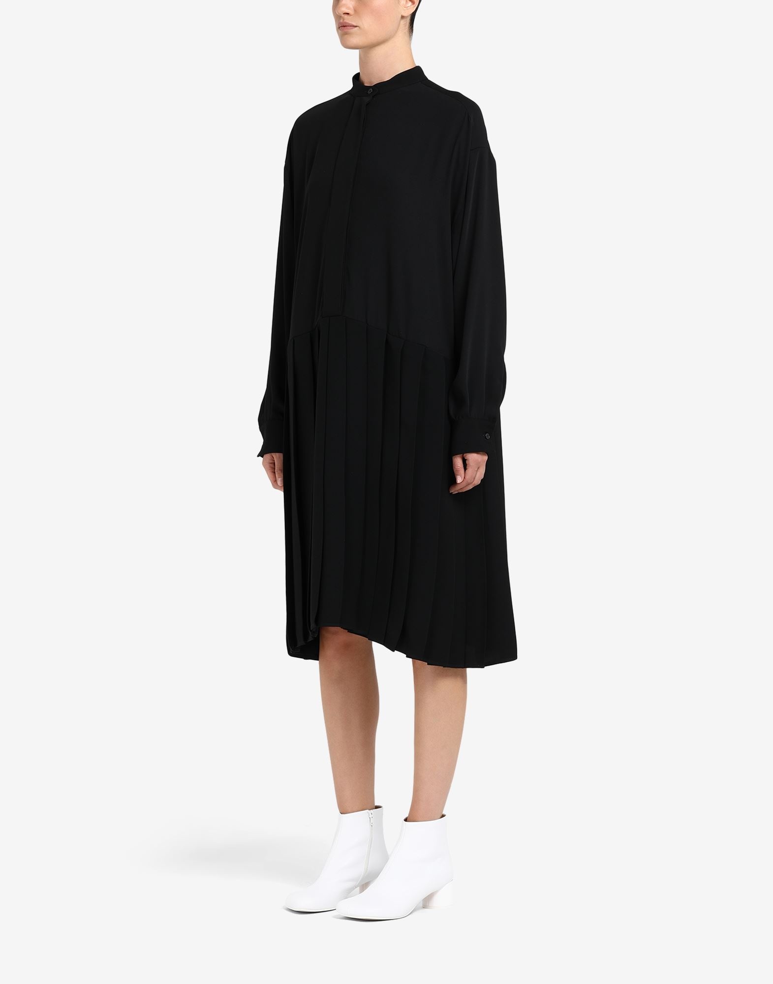 Dropped waist shirt-dress - 5