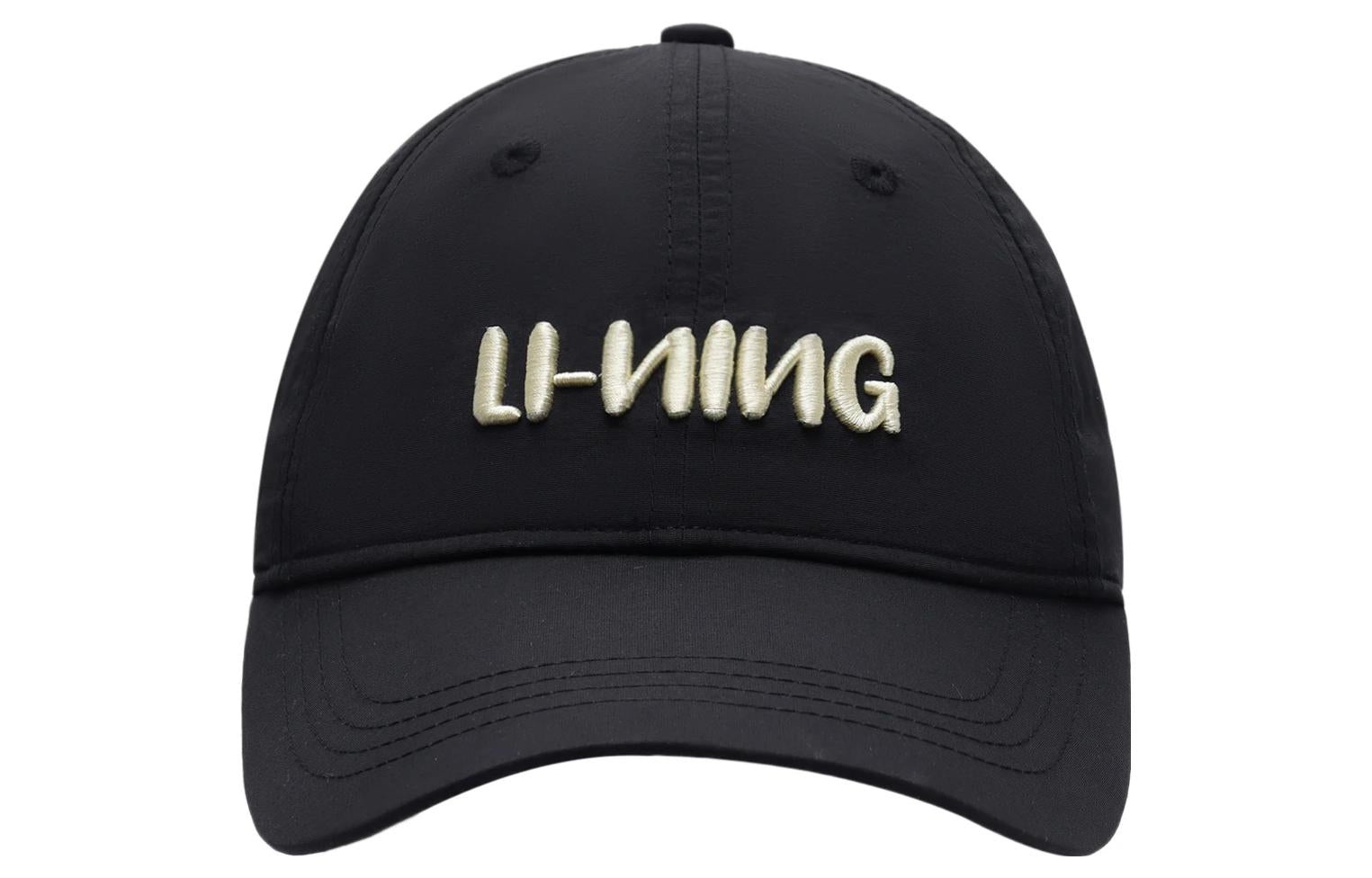 Li-Ning Logo Baseball Cap 'Black' AMYS145-1 - 2
